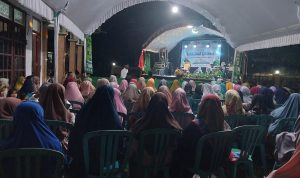 pengajian dalam rangka Lailatul Ijtima’ banom Nu bersama KKN Unisnu jepara