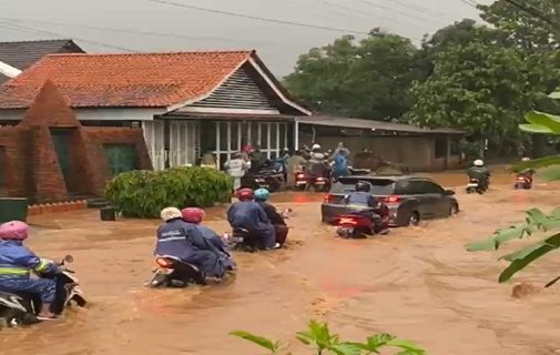 Banjir di Desa Ngeling Pecangaan Jepara