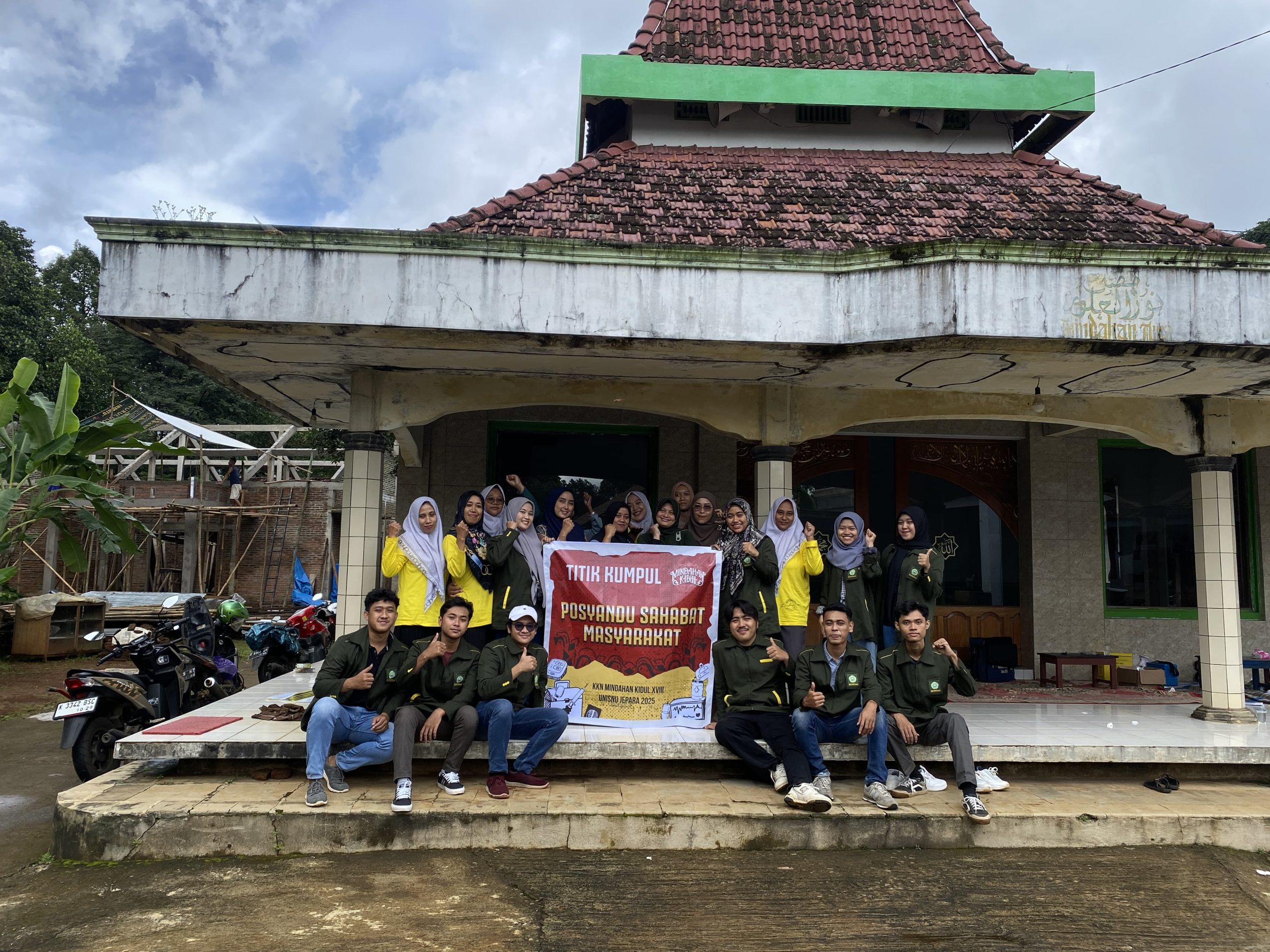 Posyandu sahabat masyarakat di Desa Mindahan Kidul. (Dokumentasi KKN Unisnu)