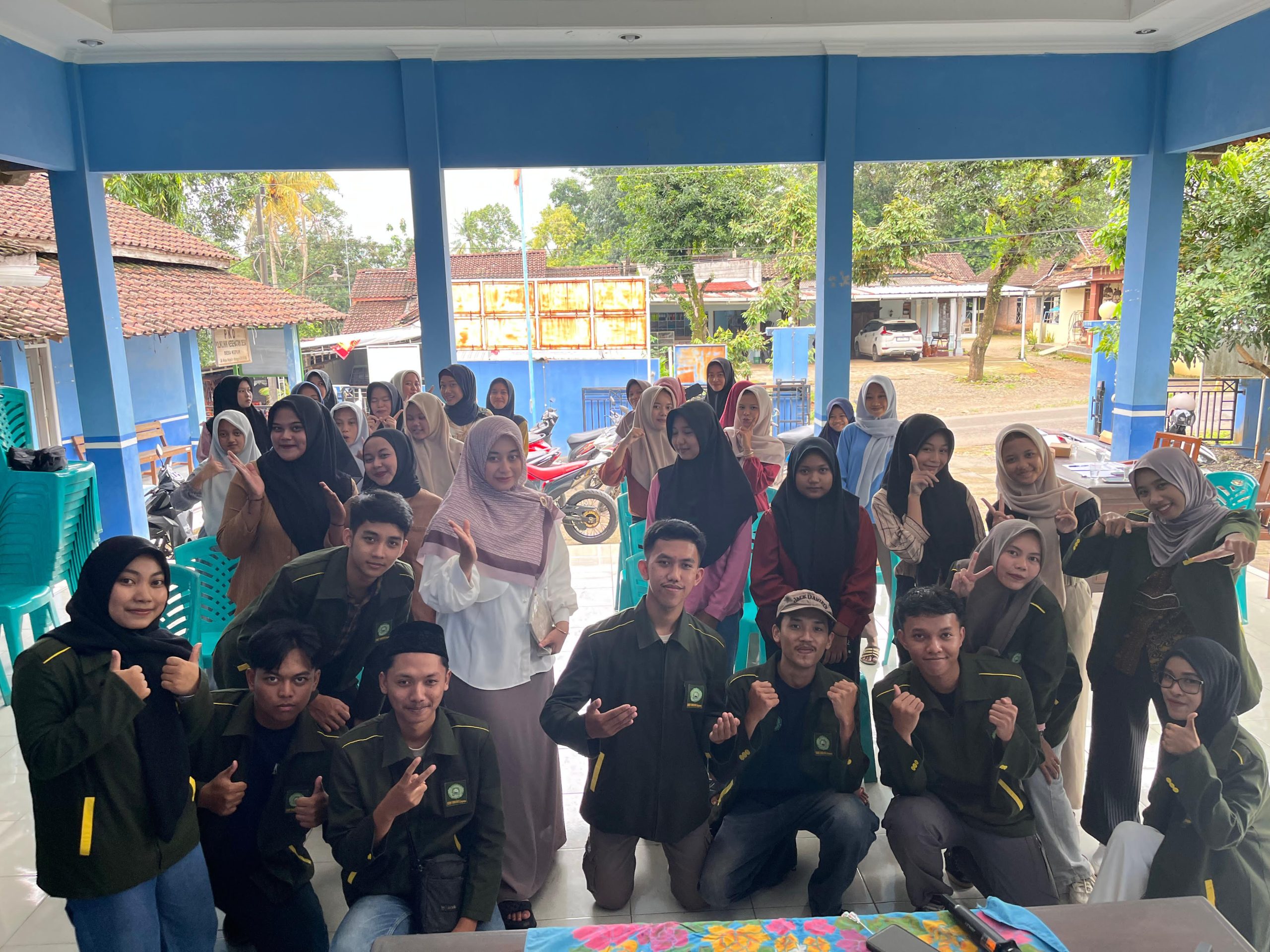 sosialisasi pencegahan pernikahan dini dan bahaya narkoba di Desa Kepuk. (Dokumentasi KKN Unisnu)