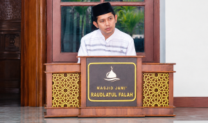 Kiai Muhammad Choirul Misbah Sampaikan Kajian Ahad Pagi di Masjid Jami' Raudlatul Falah Sekuro