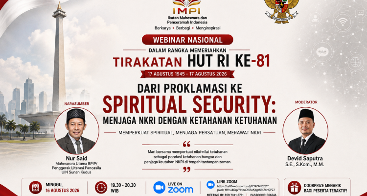 Flyer Kegiatan Ikatan Maheswara dan Penceramah Indonesia (IMPI)