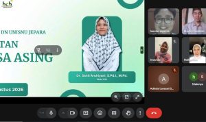 Senyum dan Cerita Mahasiswa BCB UNISNU Jepara dalam Pembinaan Rutin via Zoom Meeting Bersama Santi Andriyani
